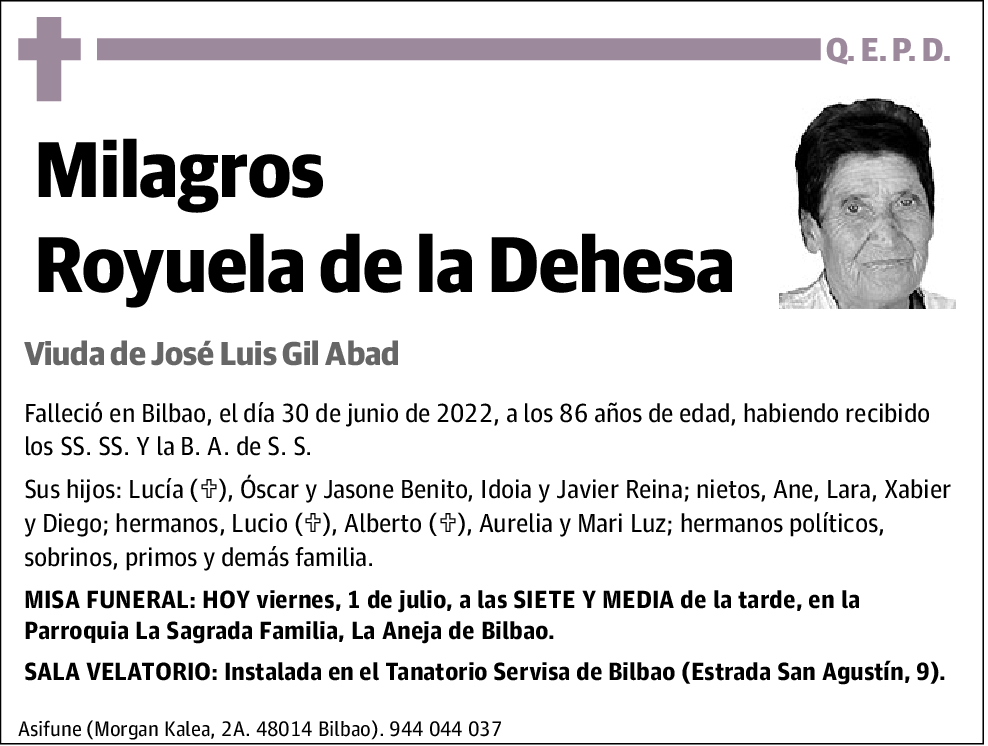 Milagros Royuela de la Dehesa