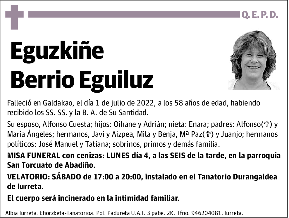 Eguzkiñe Berrio Eguiluz