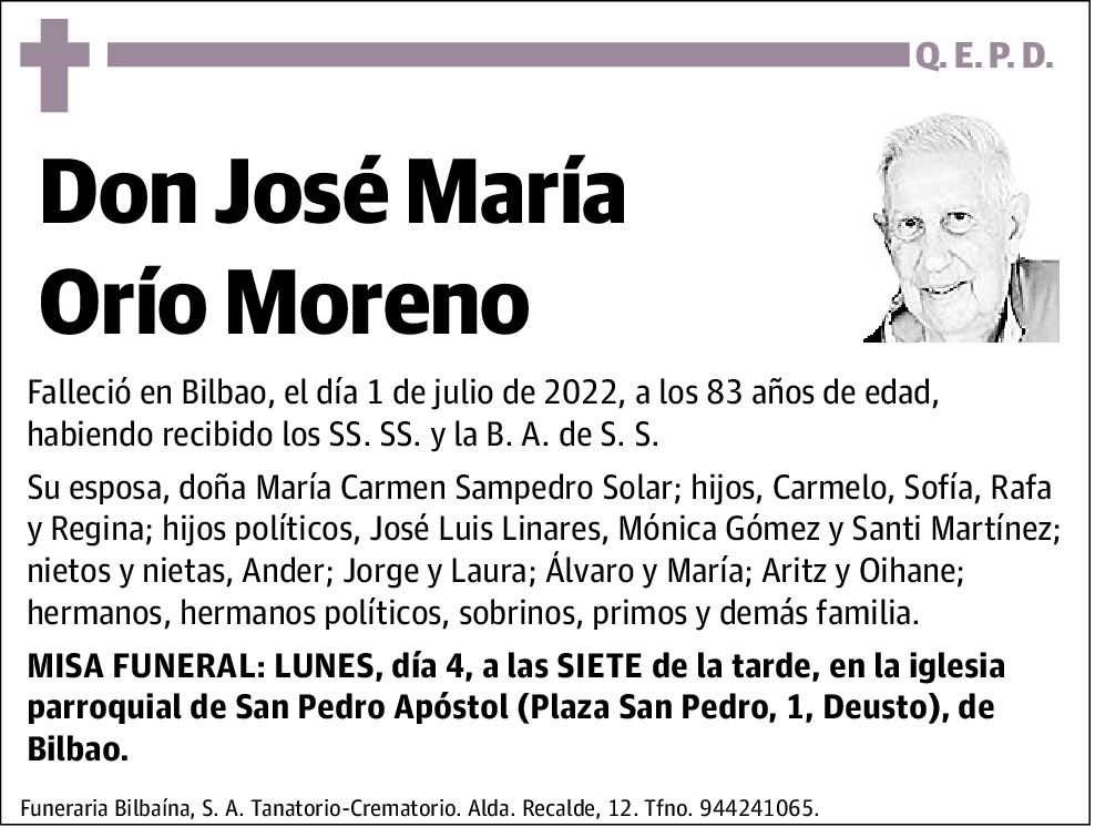 José María Orío Moreno