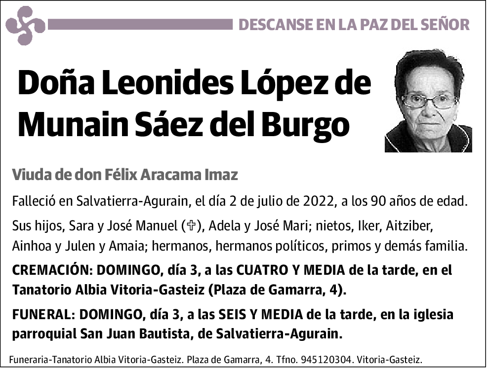 Leonides López de Munain Sáez del Burgo