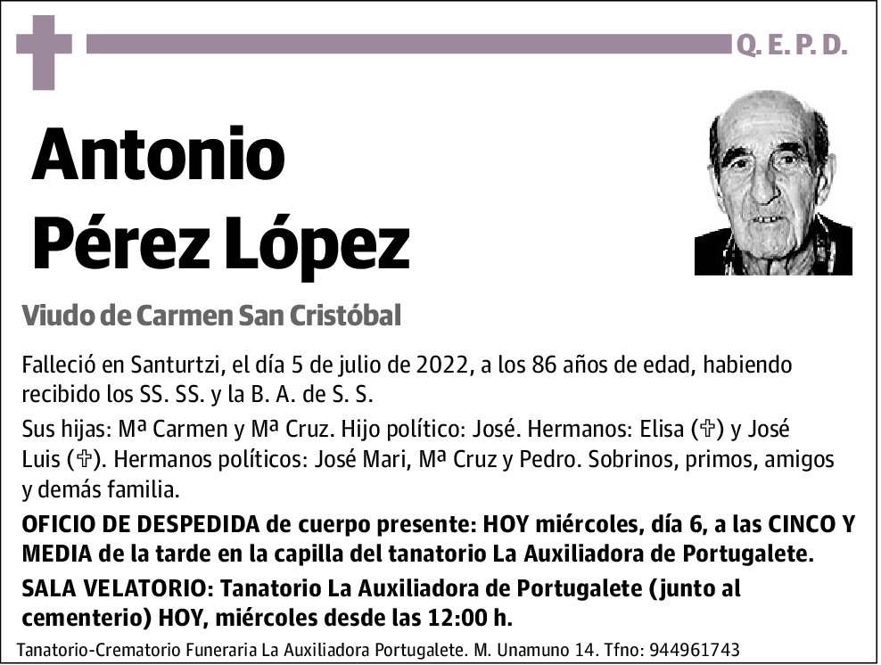 Antonio Pérez López