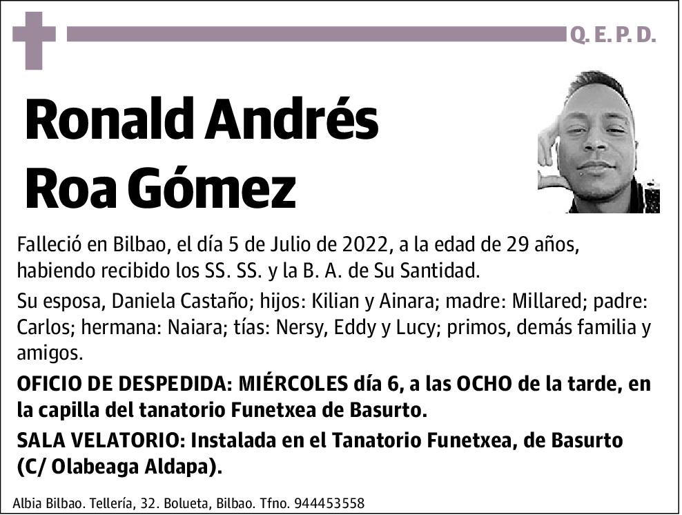 Ronald Andrés Roa Gómez