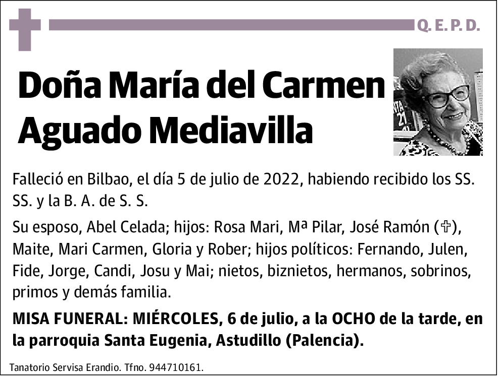 María del Carmen Aguado Mediavilla