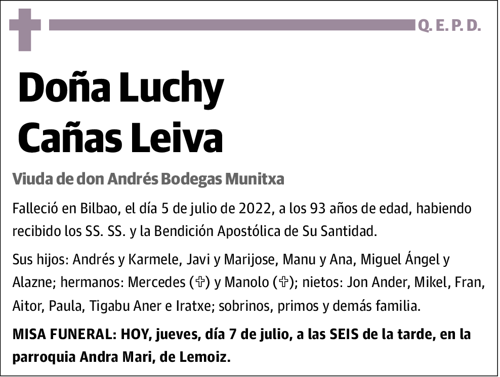 Luchy Cañas Leiva