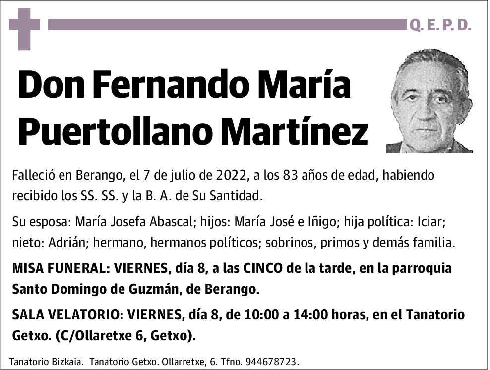 Fernando María Puertollano Martínez