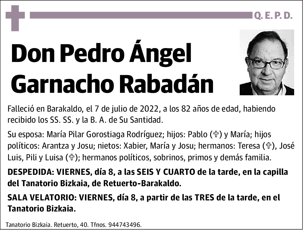 Pedro Ángel Garnacho Rabadan