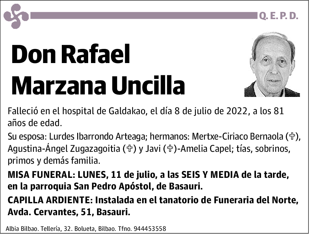 Rafael Marzana Uncilla