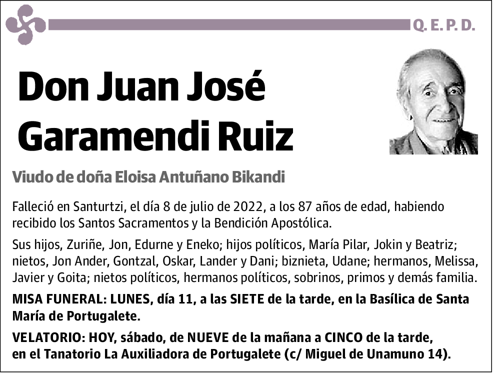 Juan José Garamendi Ruiz