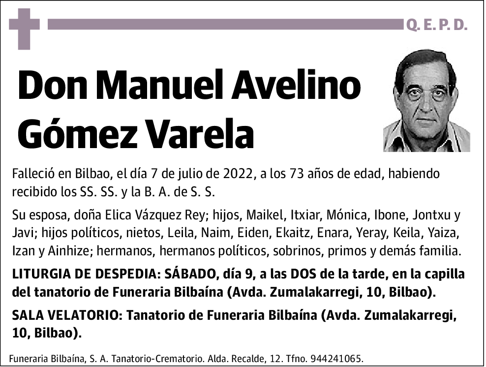 Manuel Avelino Gómez Varela