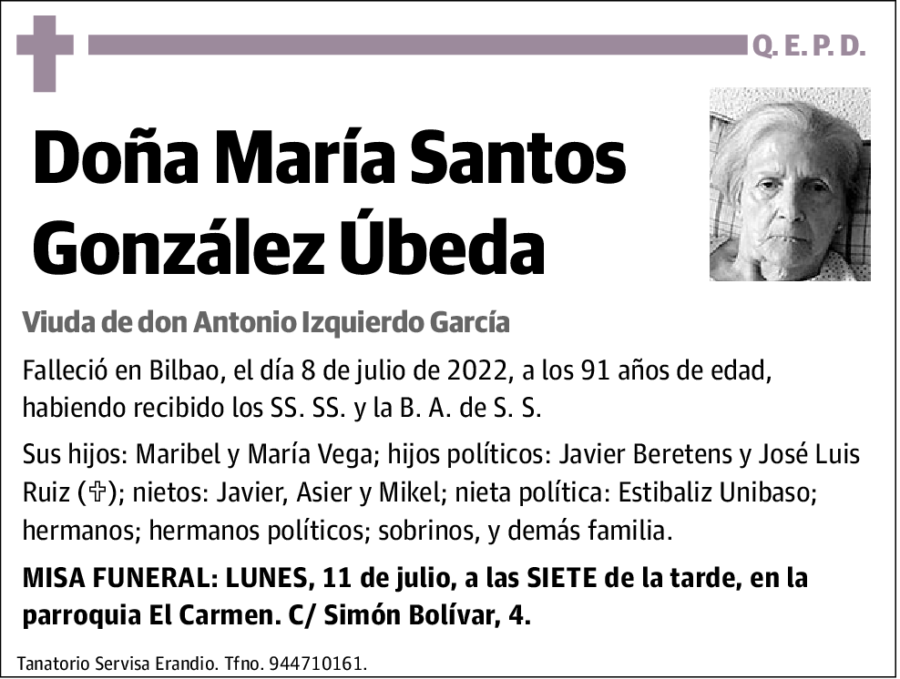 María Santos González Úbeda