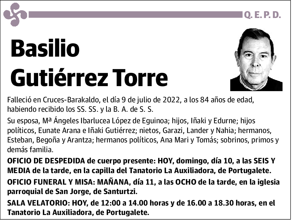 Basilio Gutiérrez Torre