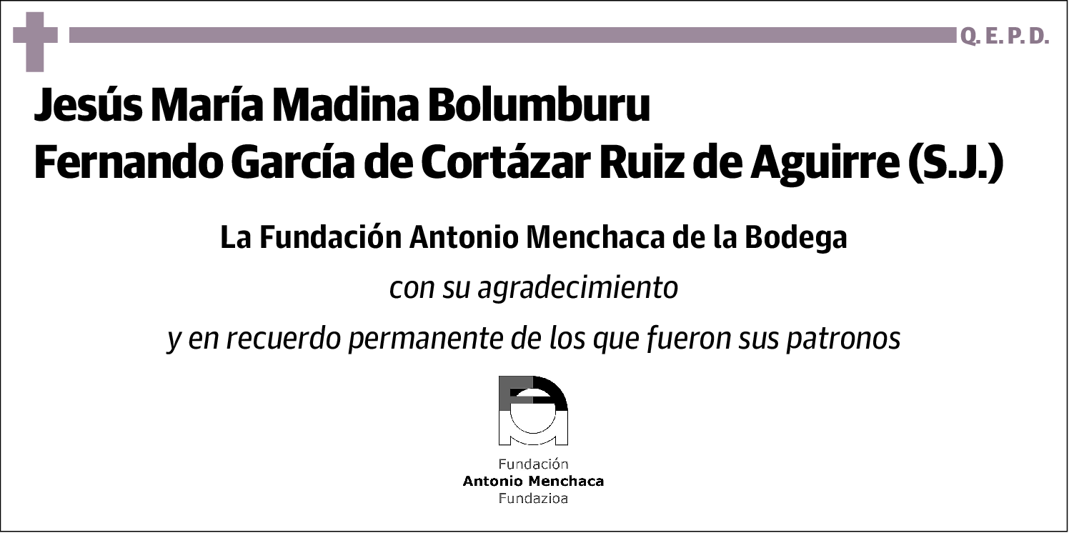 Jesus Maria Madina Bolumburu - Fernando Garcia De Cortazar Ruiz De Aguirre (S.J.)