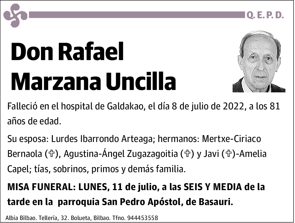 Rafael Marzana Uncilla