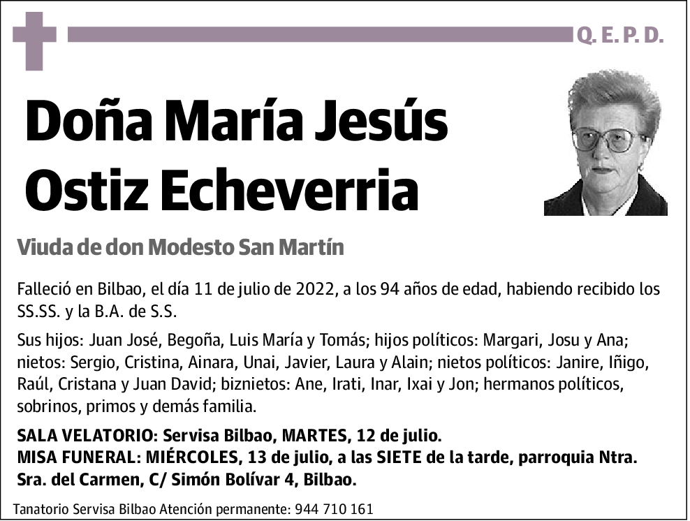 María Jesús Ostiz Echevarria