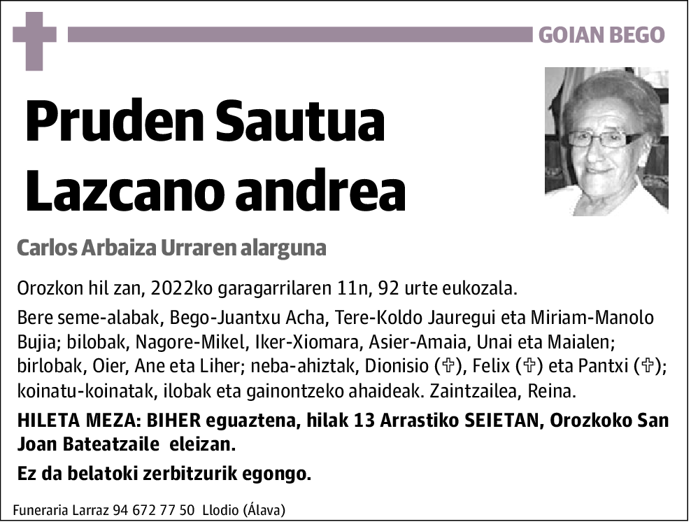 Pruden Sautua Lazcano