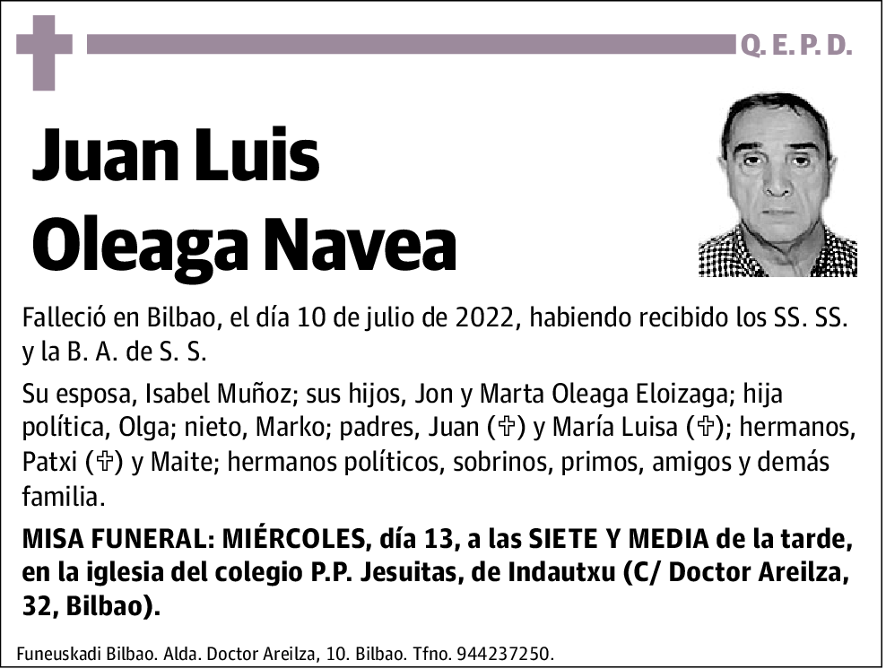 Juan Luis Oleaga Navea