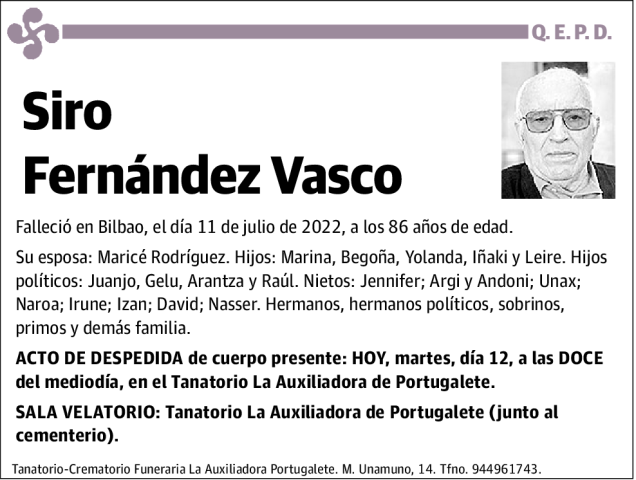 Siro Fernández Vasdco