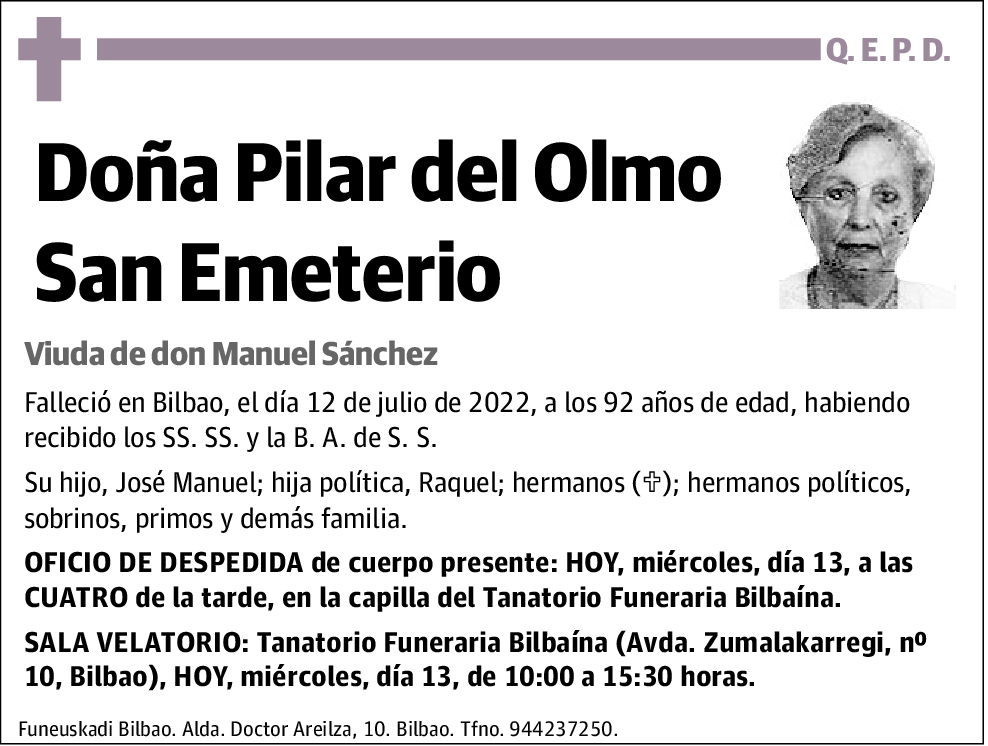 Pilar del Olmo San Emeterio