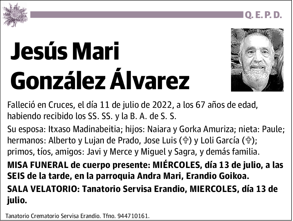 Jesús Mari González Álvarez