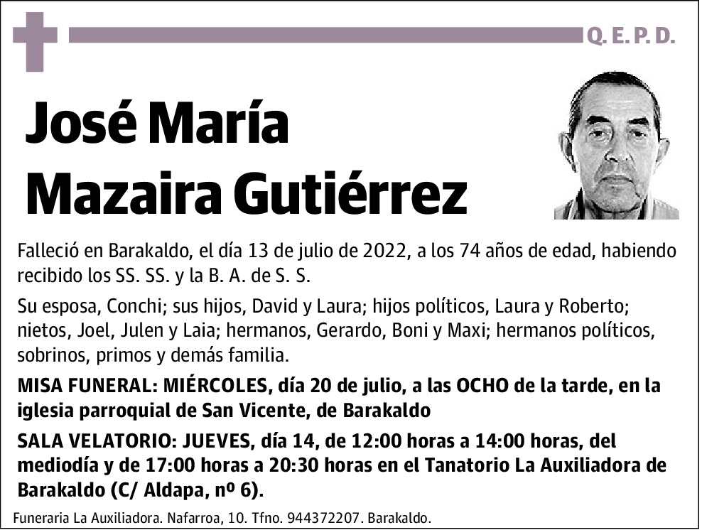 José María Mazaira Gutiérrez