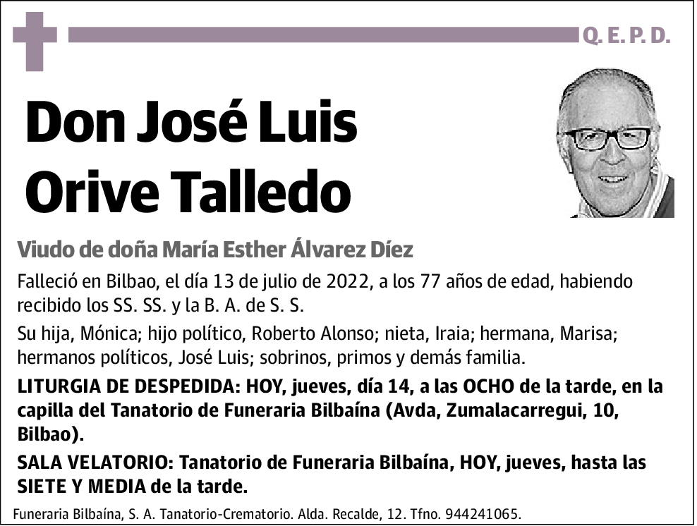 José Luis Orive Talledo