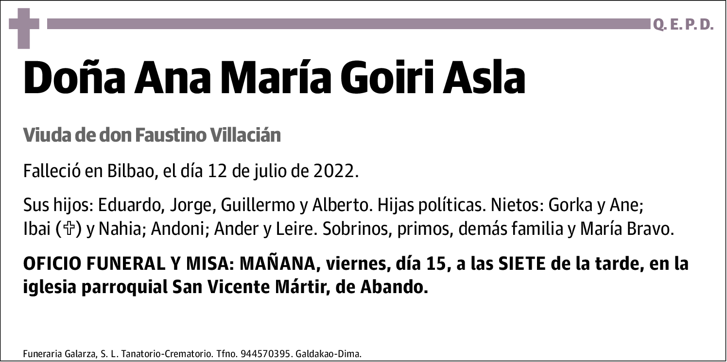 Ana María Goiri Asla