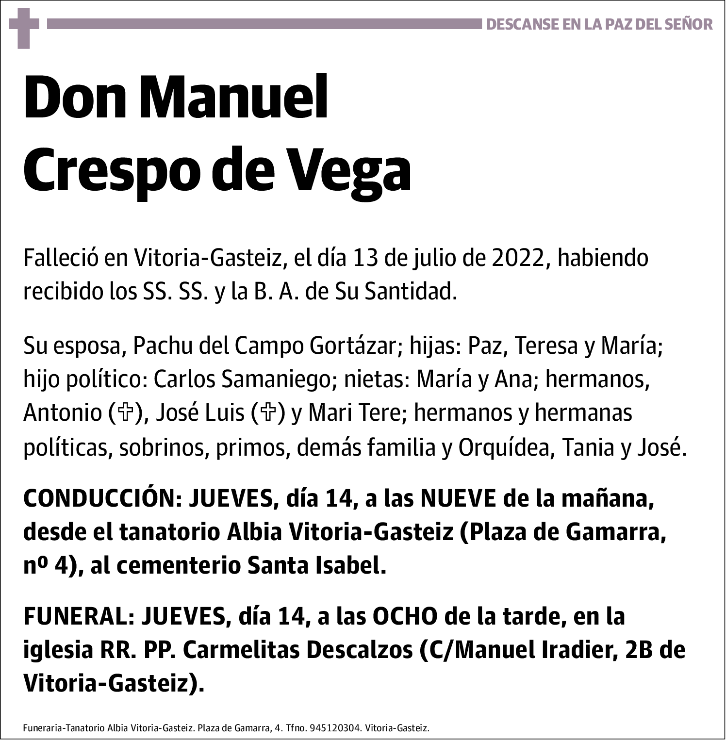 Manuel Crespo de Vega