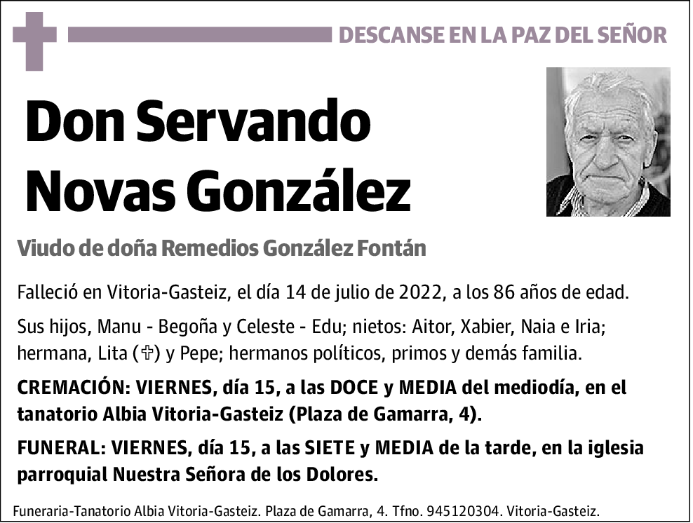 Servando Novas González