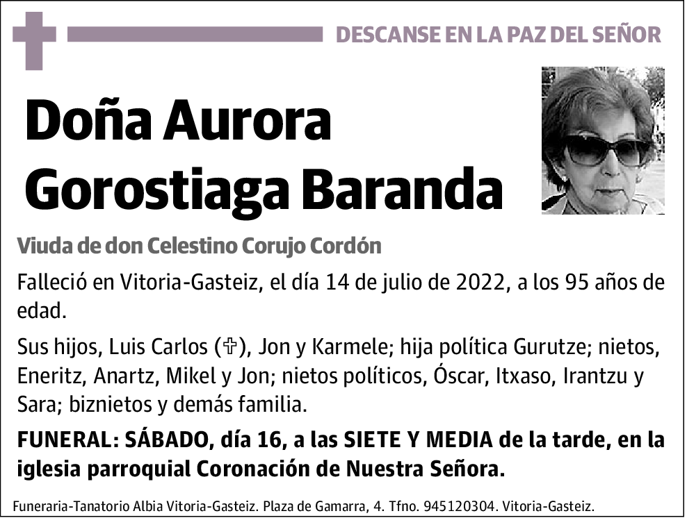 Aurora Gorostiaga Baranda