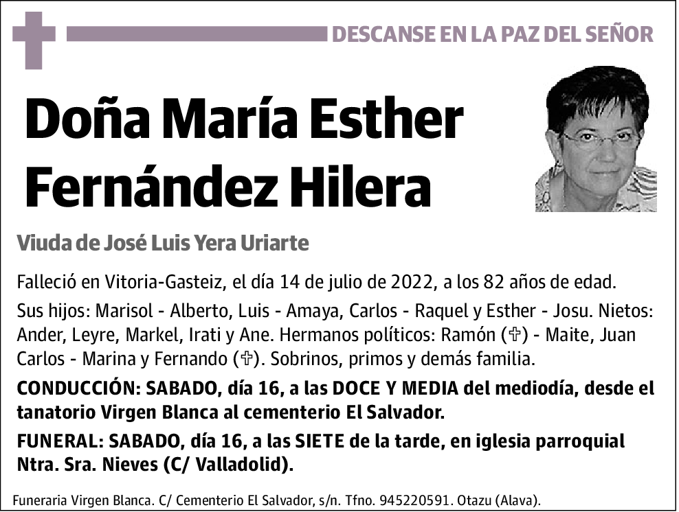 María Esther Fernández Hilera