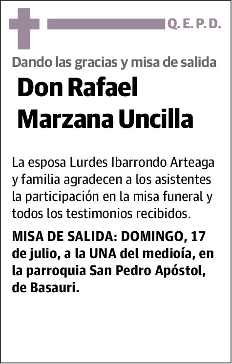 Rafael Marzana Uncilla