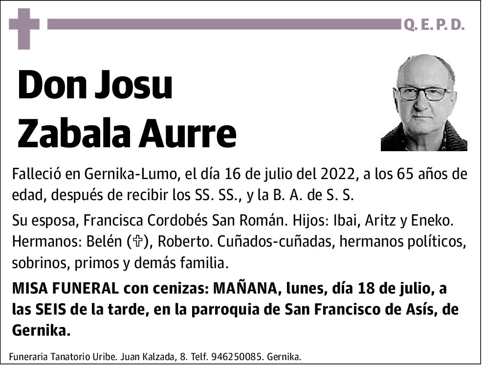 Josu Zabala Aurre