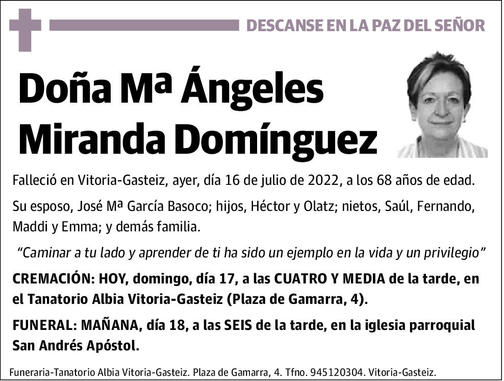 Mª Ángeles Miranda Domínguez