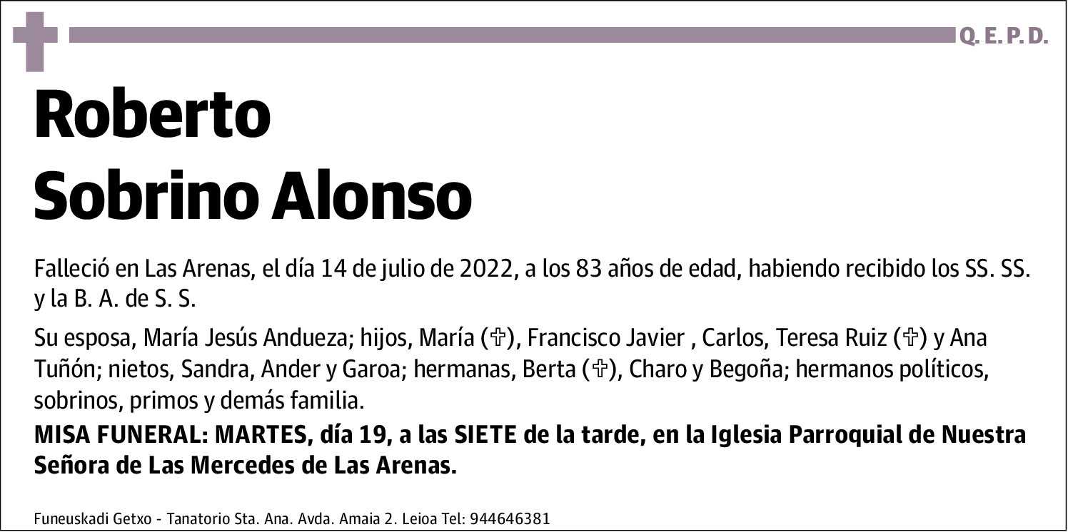 Roberto Sobrino Alonso