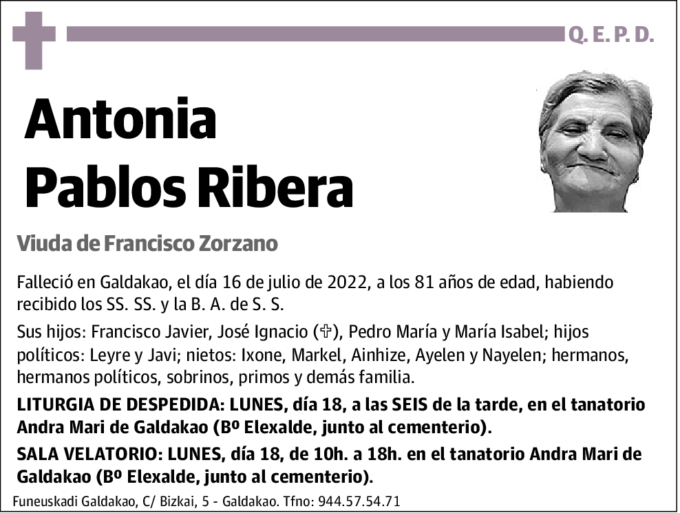 Antonia Pablos Ribera