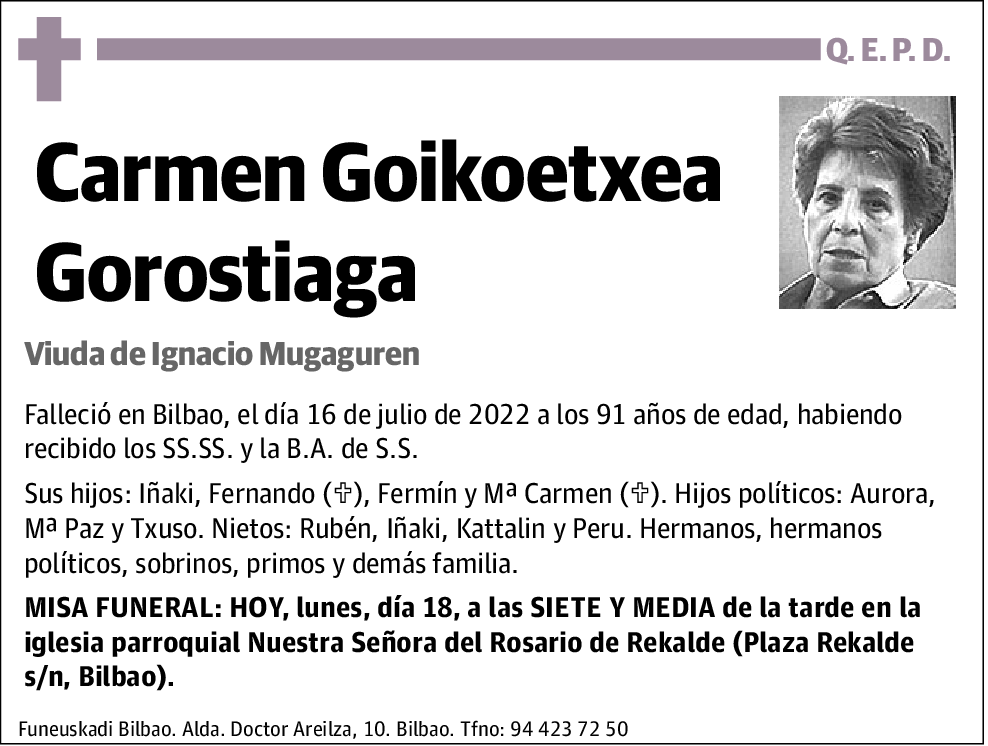 Carmen Goikoetxea Gorostiaga