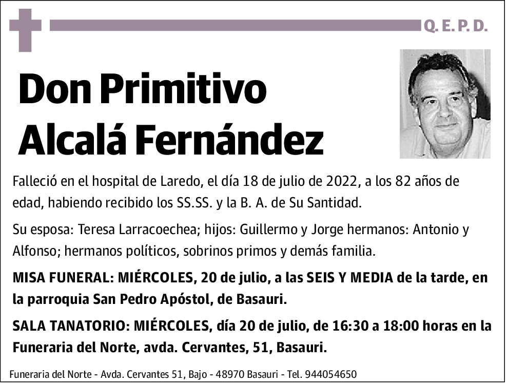 Primitivo Alcalá Fernández