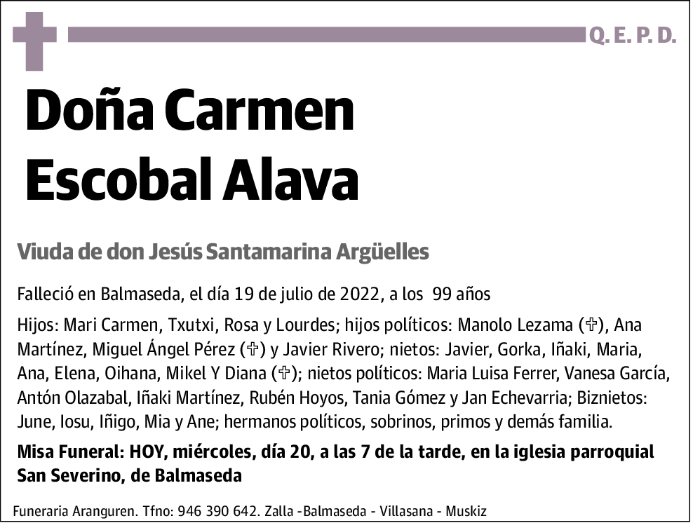 Carmen Escobal Alava