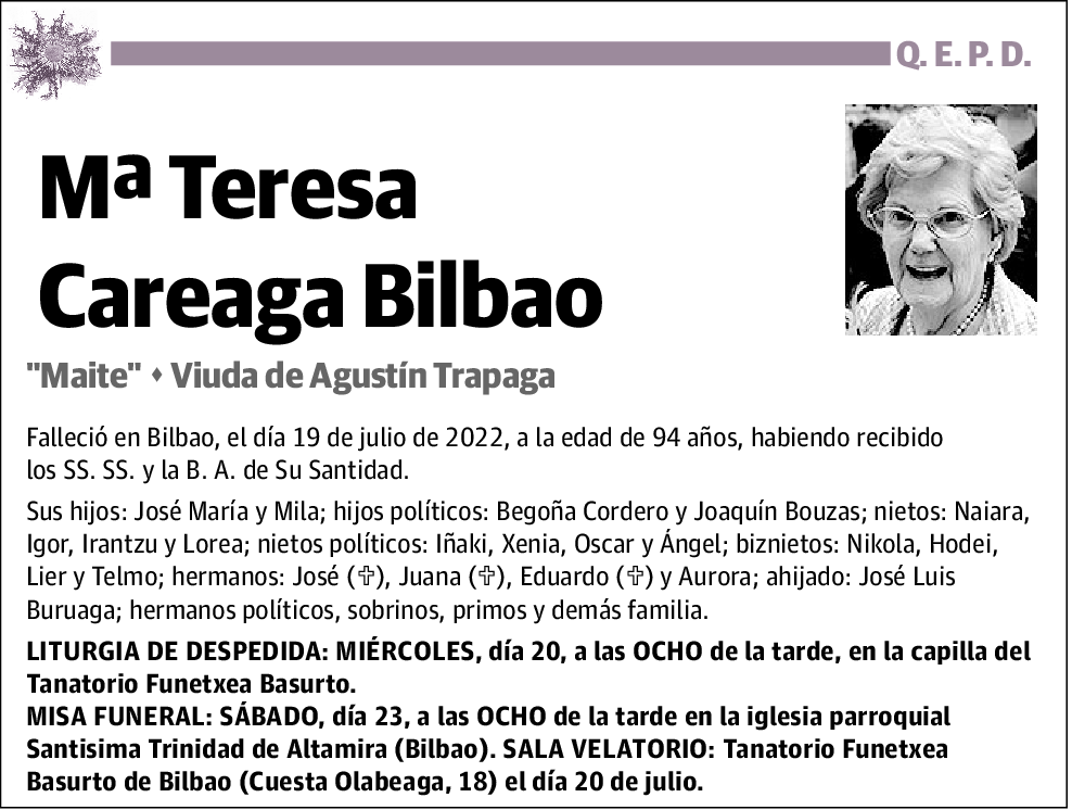 María Teresa Careaga Bilbao