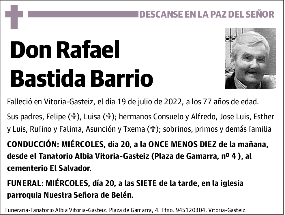 Rafael Bastida Barrio