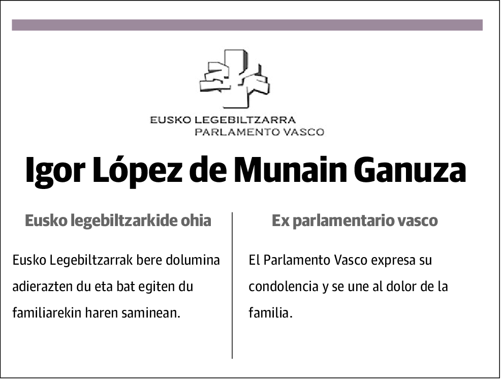 Igor López de Munain Ganuza