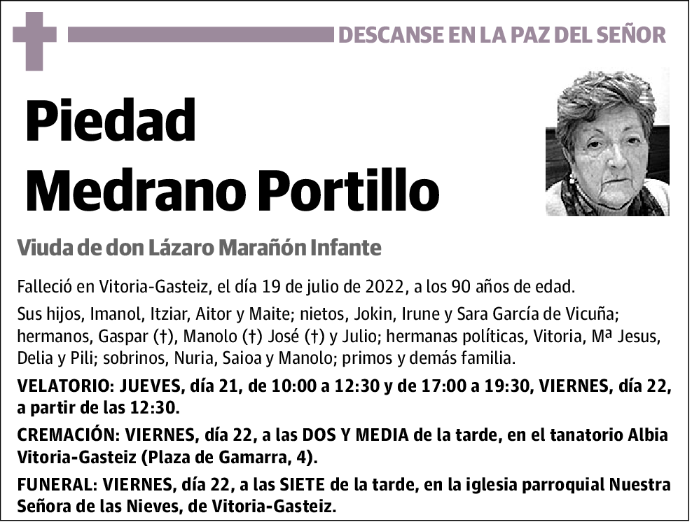 Piedad Medrano Portillo