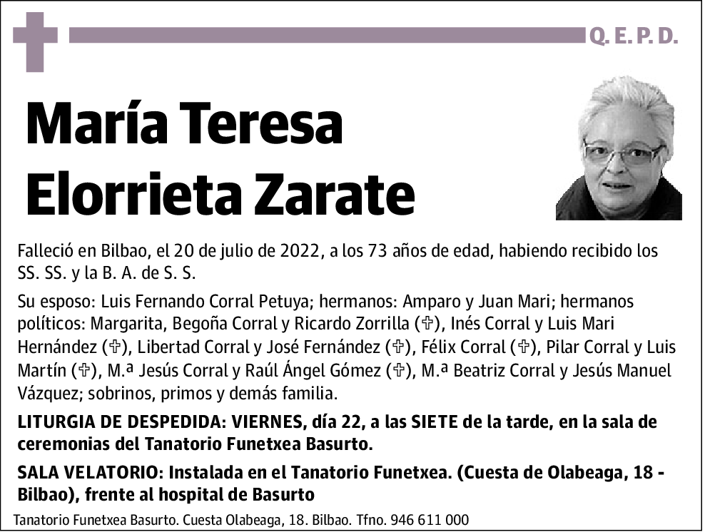 María Teresa Elorrieta Zarate