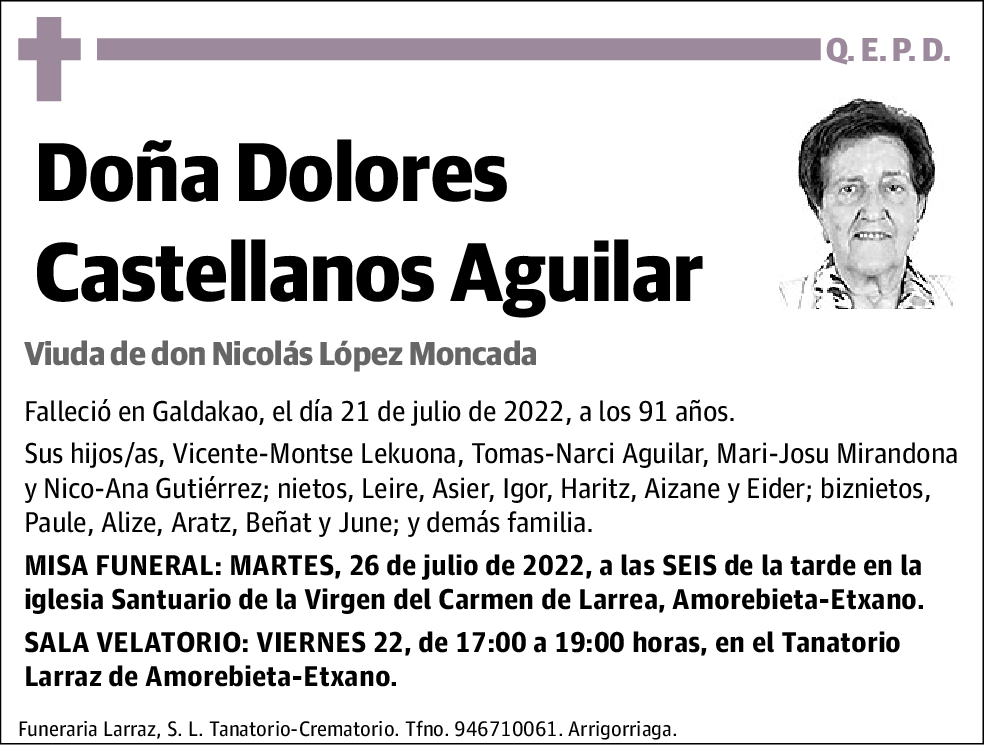 Dolores Castellanos Aguilar