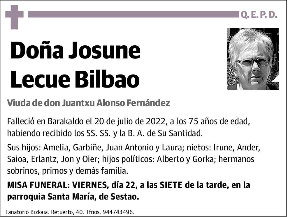 Josune Lecue Bilbao