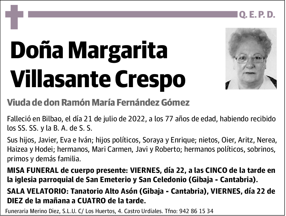 Margarita Villasante Crespo