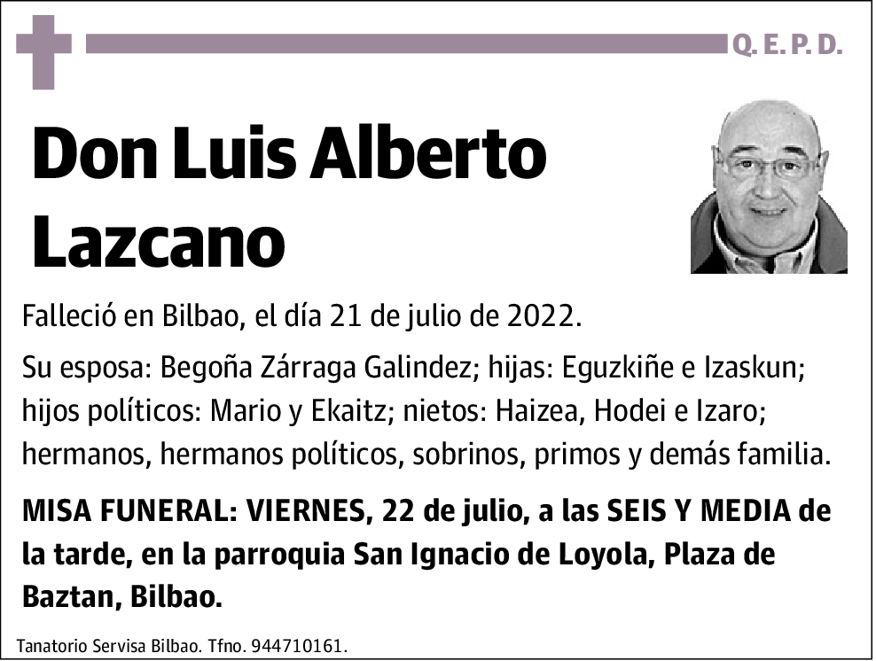 Luis Alberto Lazcano