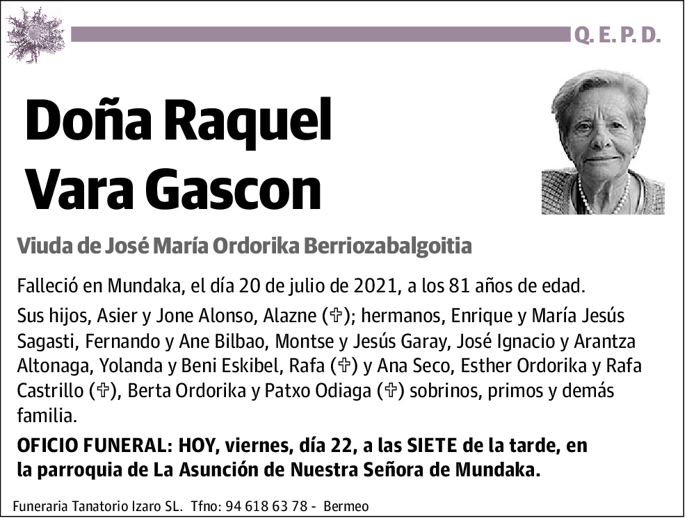 Raquel Vara Gascon