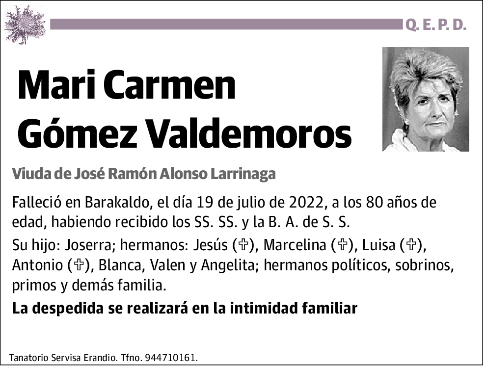 Mari Carmen Gómez Valdemoros