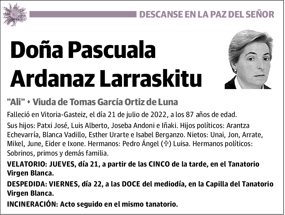 Pascuala Ardanaz Larraskitu